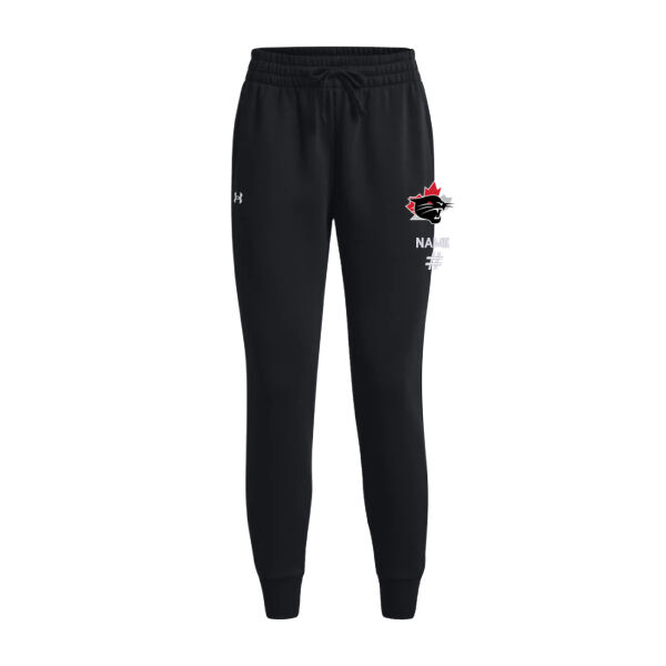 UA Women's Icon Printed Rival Fleece Joggers Thumbnail