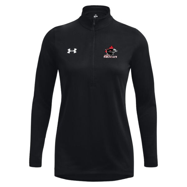 UA Women's Small Logo Printed Tech Team Half Zip Thumbnail
