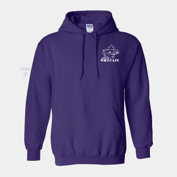 Gildan Unisex Small Paint it Purple Printed Hoodie Thumbnail