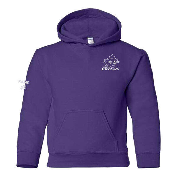 Gildan Youth Small Paint it Purple Printed Hoodie Thumbnail