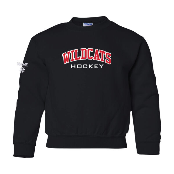 Gildan Youth Hockey Twill Crewneck Thumbnail