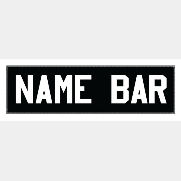 Black Name Bar - Jersey Thumbnail